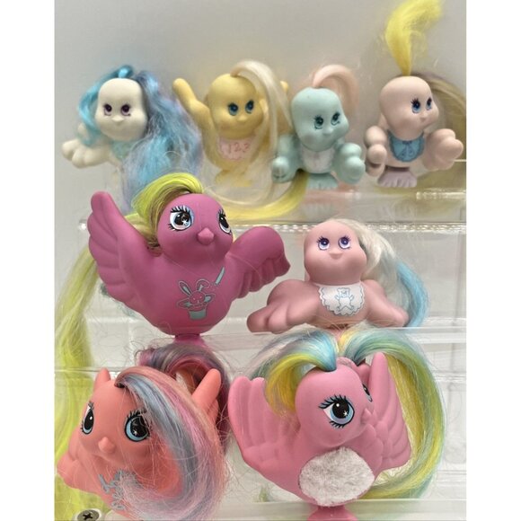 Vintage Fairy Tails Lot of 8 Twinkle Tickle Tricky Teddi Twilight Hasbro 1987 - Picture 1 of 16